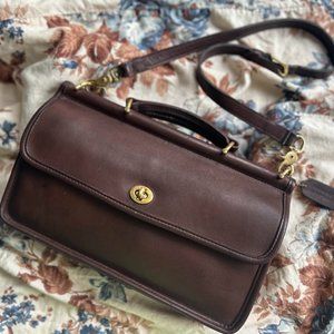 Vintage Coach City Willis in Mahogany